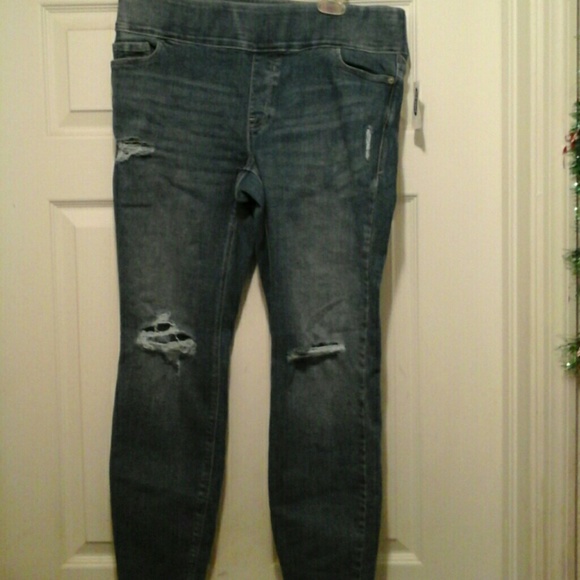 Denim  leggings - Picture 1 of 4